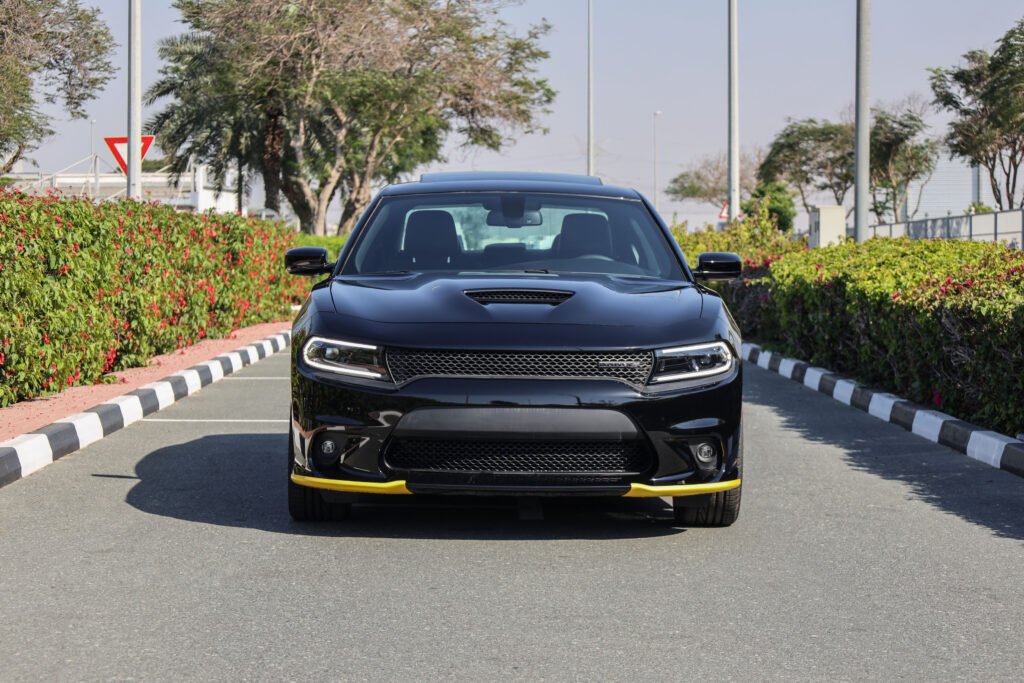 Front of a black 2023 Dodge Charger GT Last Call Edition