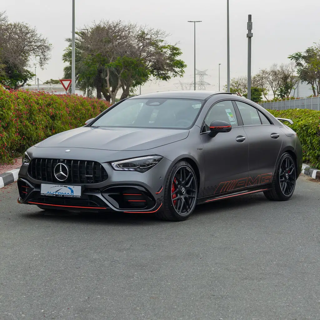 2024 MERCEDES CLA 45 S AMG COUPE (FACELIFT) 4MATIC Plus Mountain Gray Magno Black