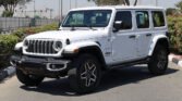 2024 WRANGLER UNLIMITED SAHARA Bright White Black Interior (Winter Package)