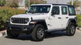 2024 WRANGLER UNLIMITED SPORT PLUS Bright White Black Interior