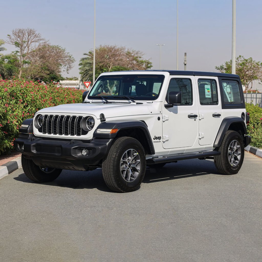 2024 WRANGLER UNLIMITED SPORT PLUS Bright White Black Interior