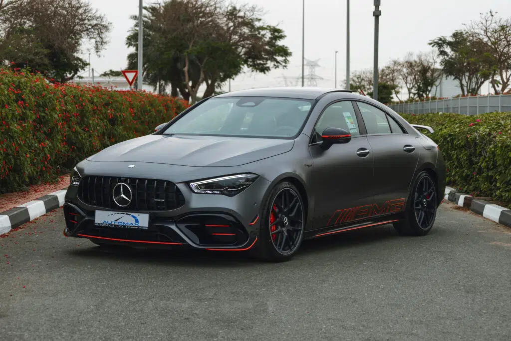Side View of the Mercedes-AMG CLA 45 S
