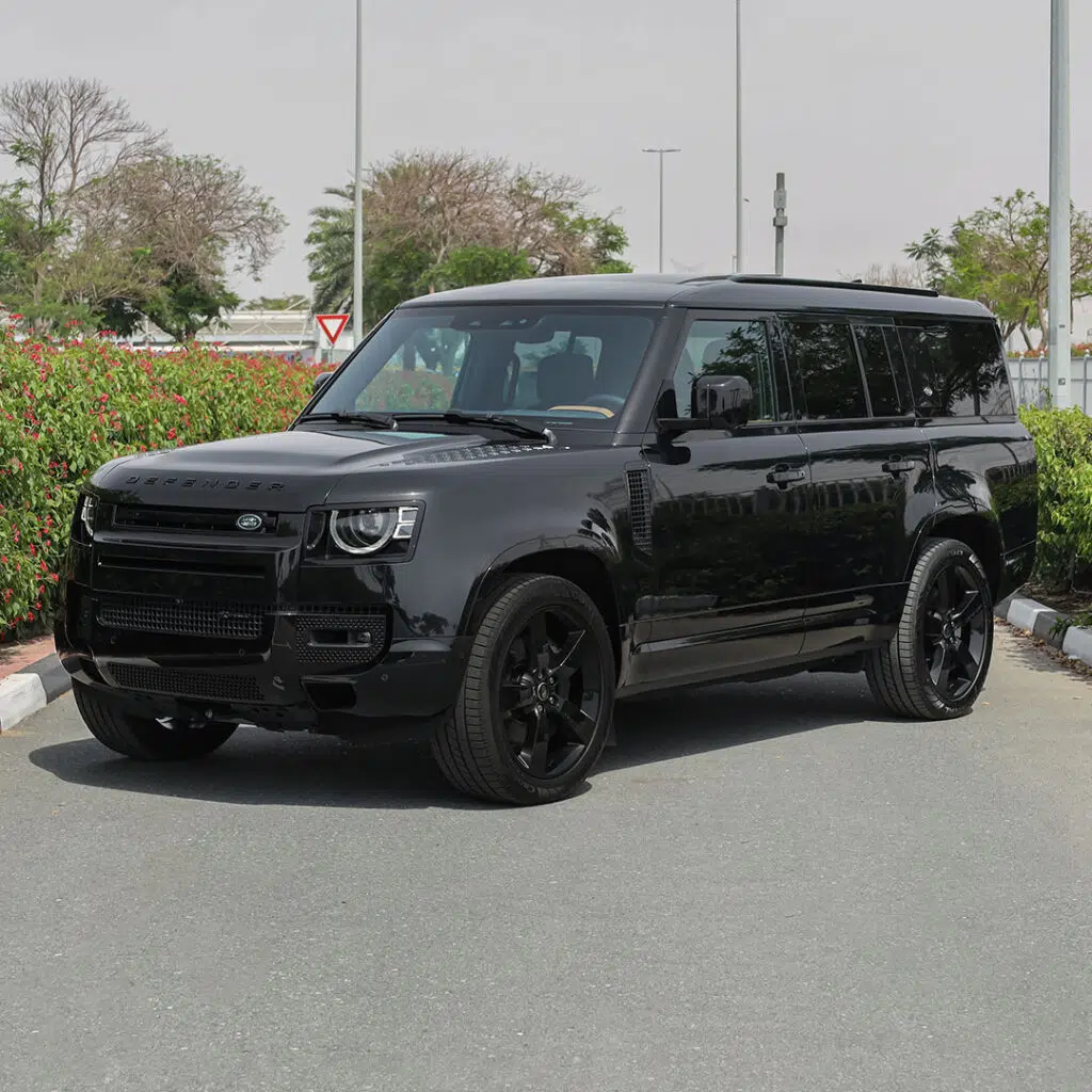 2023 LAND ROVER DEFENDER 130 P400 X DYNAMIC SE Santorini Black Tan