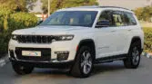 2024 JEEP GRAND CHEROKEE L LIMITED PLUS LUXURY Bright White Beige Interior (With Side Steps)