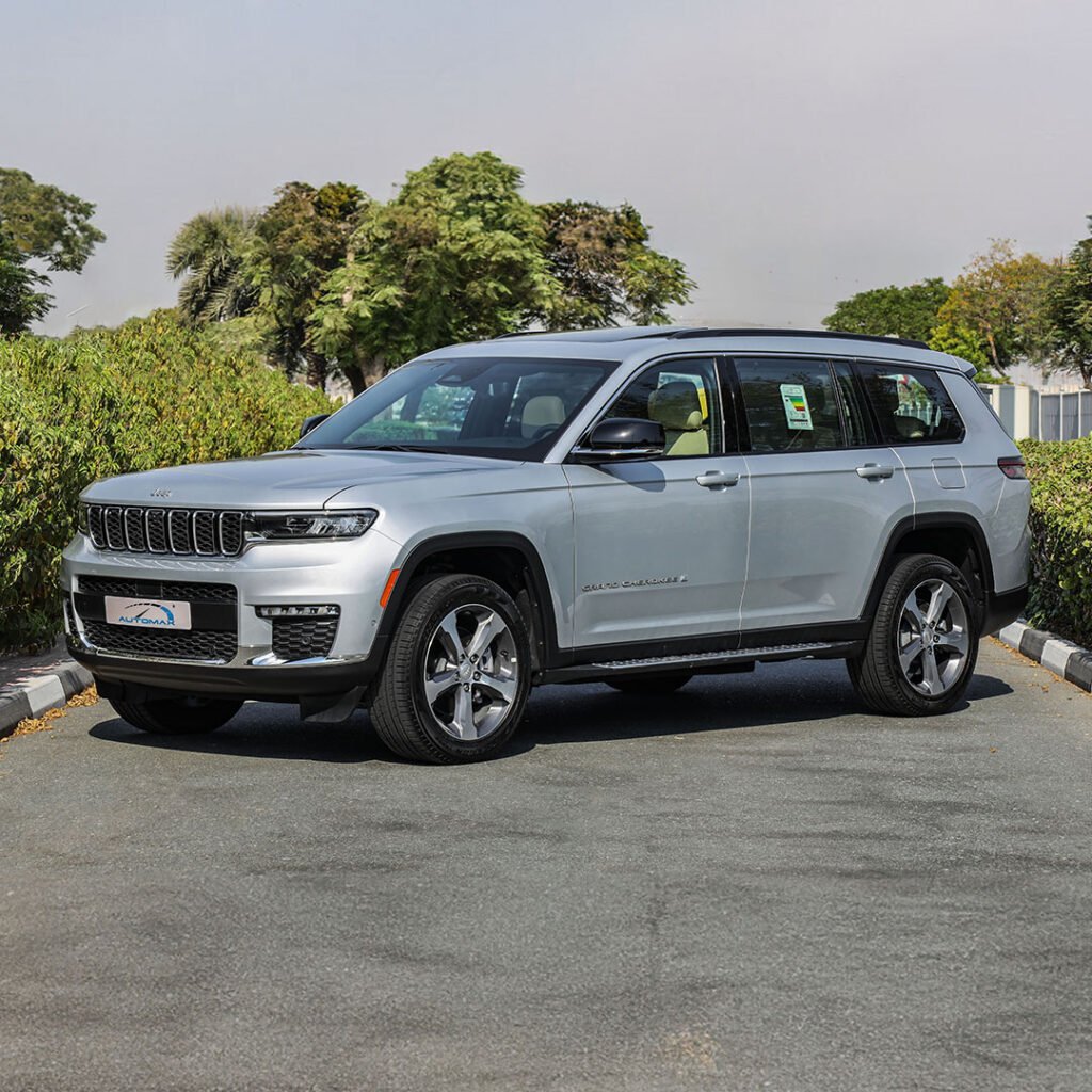 2024 JEEP GRAND CHEROKEE LIMITED L PLUS LUXURY Silver Zynith Beige Interior (With Side Steps)