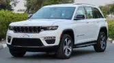 2024 JEEP GRAND CHEROKEE LIMITED PLUS LUXURY Bright White Beige Interior (With Side Steps)