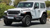 2024 WRANGLER RUBICON WINTER PACKAGE Bright White Black Interior