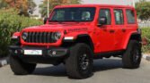 2024 WRANGLER UNLIMITED RUBICON XTREME WINTER PACKAGE Firecracker Red Black Interior