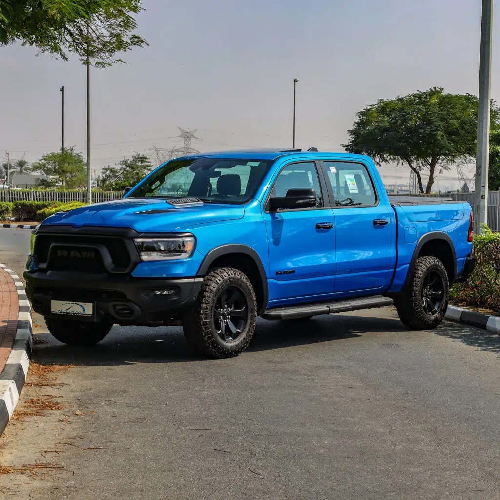 2024 RAM 1500 REBEL NIGHT EDITION Hydro Blue (RAMBOX,BEDLINER)