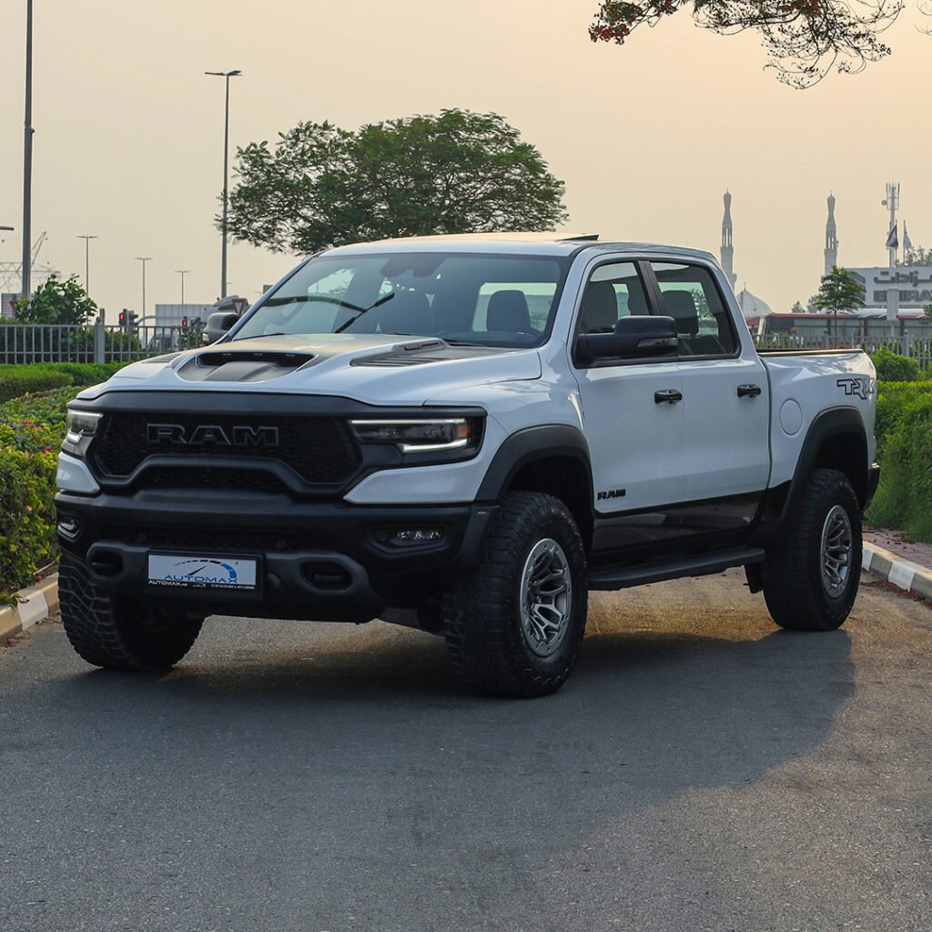 2024 RAM 1500 TRX Bright White (BEAD LOCK Tire Carrier)