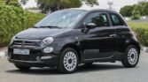 2024 Fiat 500 Cabrio Crossover Black Black interior