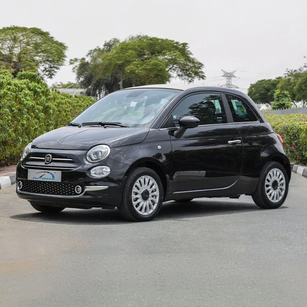 2024 Fiat 500 Cabrio Crossover Black Black interior