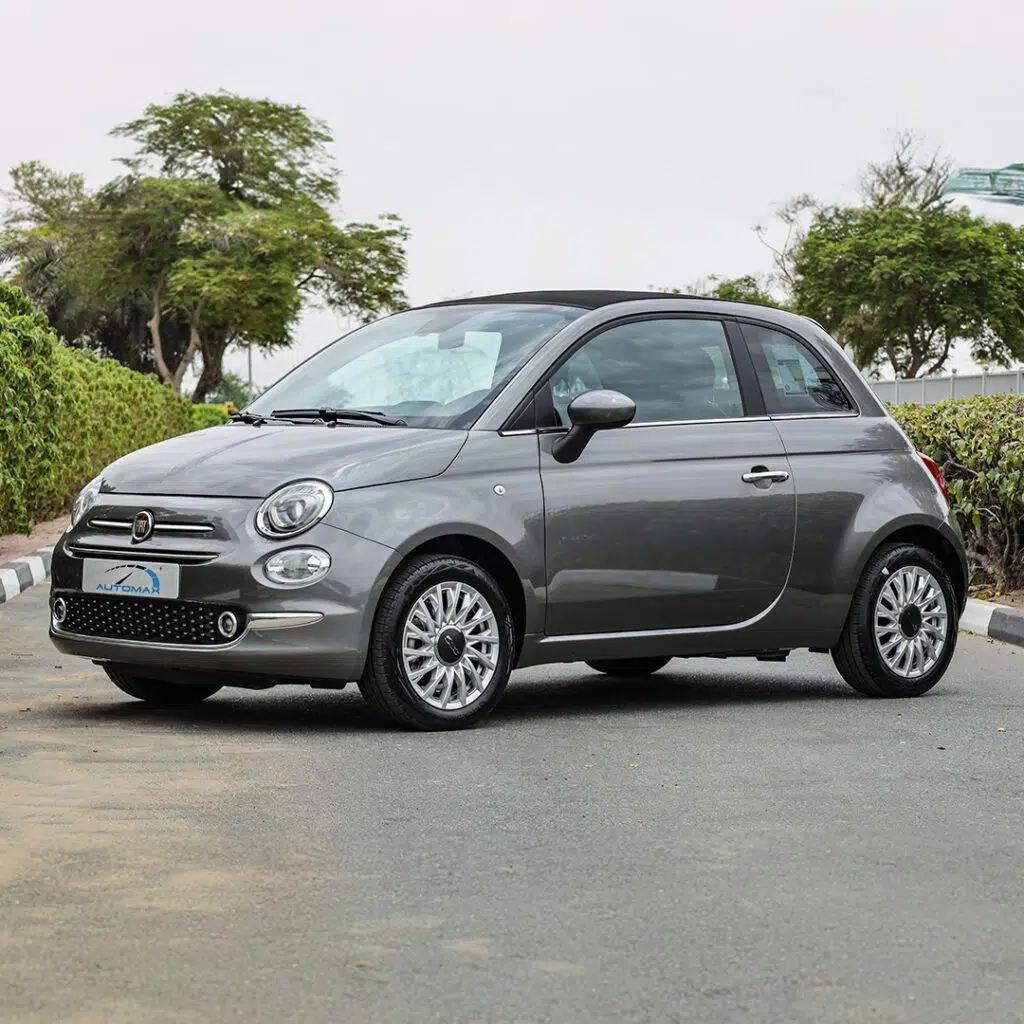 2024 Fiat 500 Cabrio Electroclash Gray Black (Black Roof)