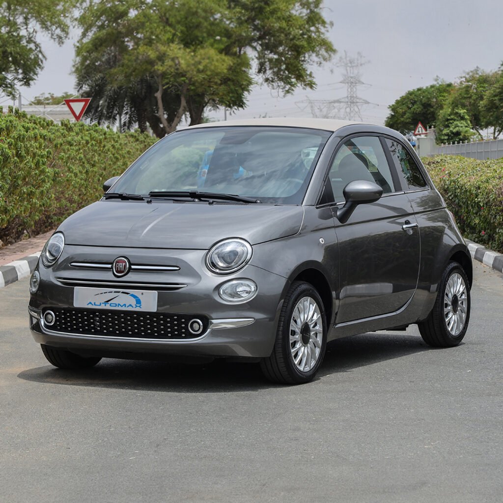 2024 Fiat 500 Cabrio Electroclash Gray Black (White Roof)