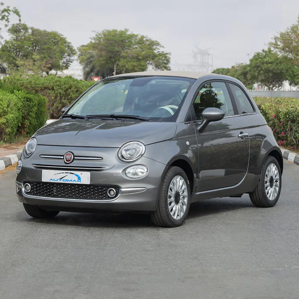 2024 Fiat 500 Cabrio Electroclash Gray White