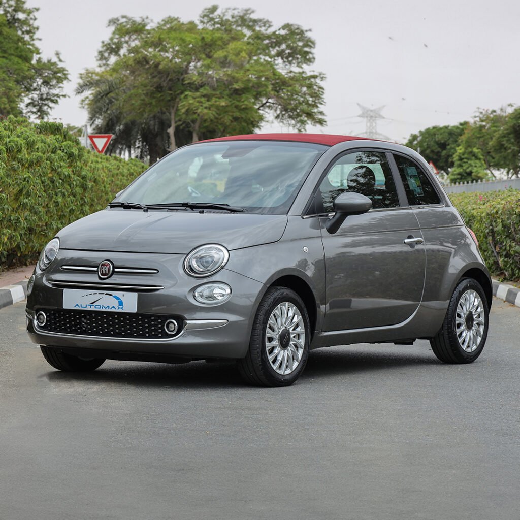 2024 Fiat 500 Cabrio Electroclash Gray White (Red Roof)