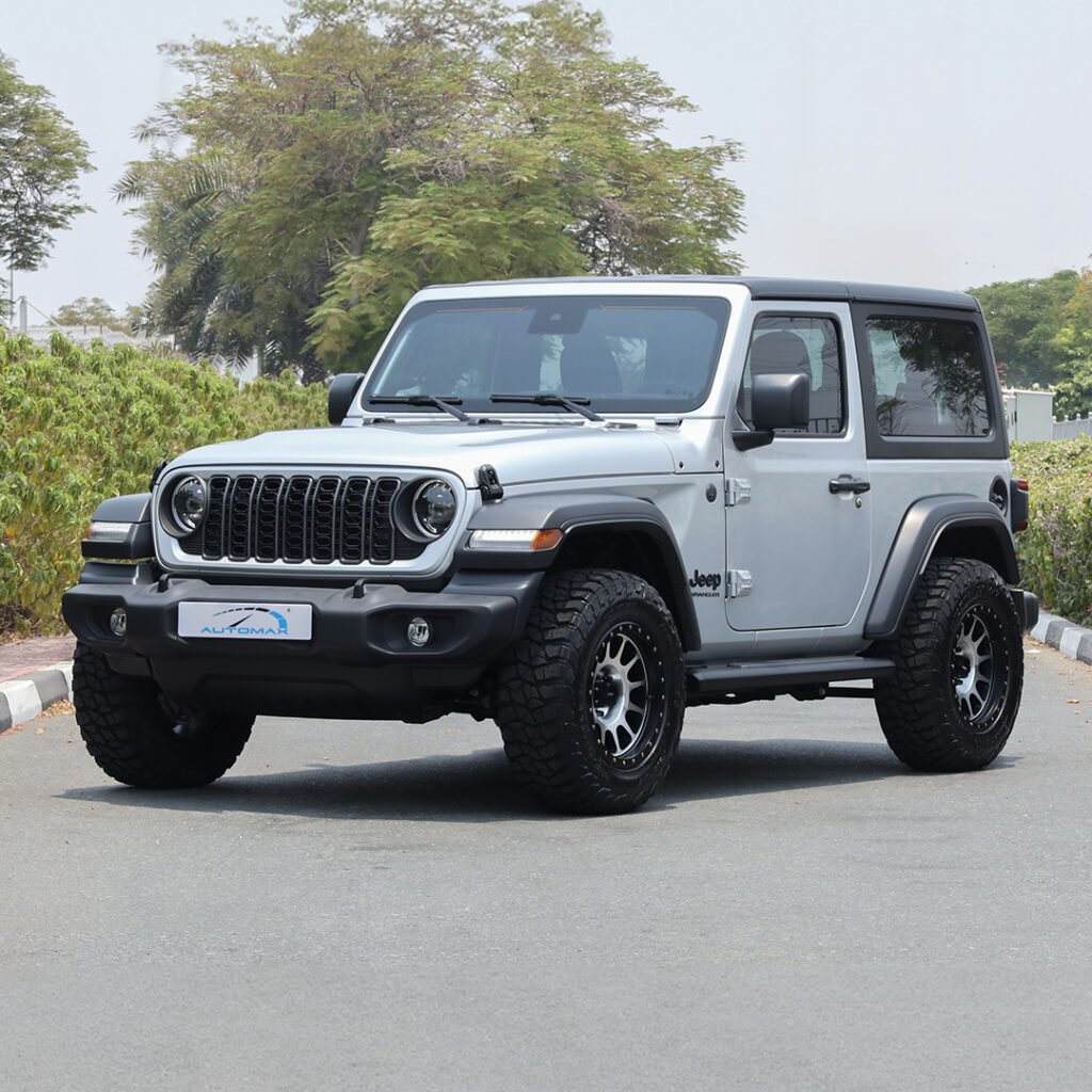 2024 WRANGLER SPORT PLUS Silver Zynith Black Interior (Method Rims)