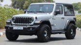 2024 WRANGLER SPORT PLUS Silver Zynith Black Interior (Method Rims)