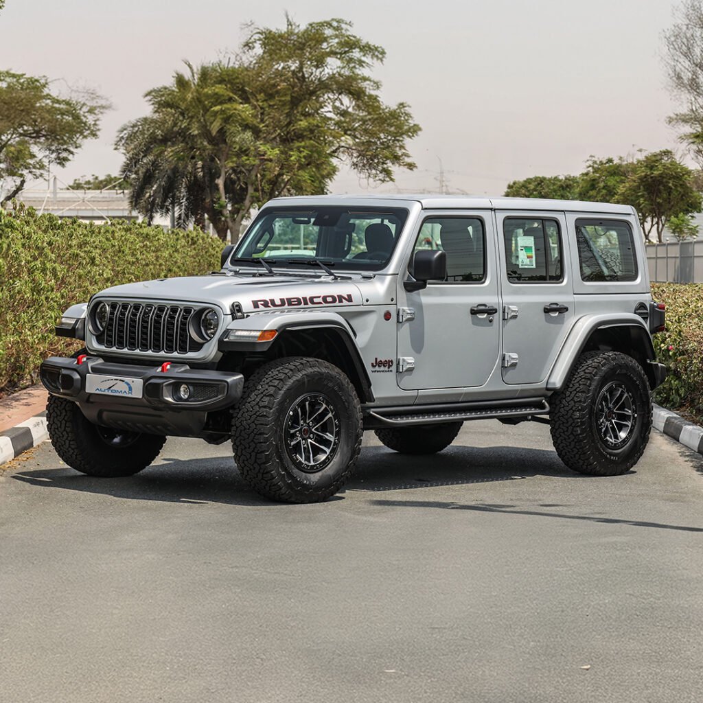 2024 WRANGLER UNLIMITED RUBICON XTREME WINTER PACKAGE 2.0 Silver Zynith Black Interior (With Side Steps)