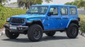 2024 WRANGLER UNLIMITED RUBICON XTREME WINTER PACKAGE Hydro Blue Black Interior