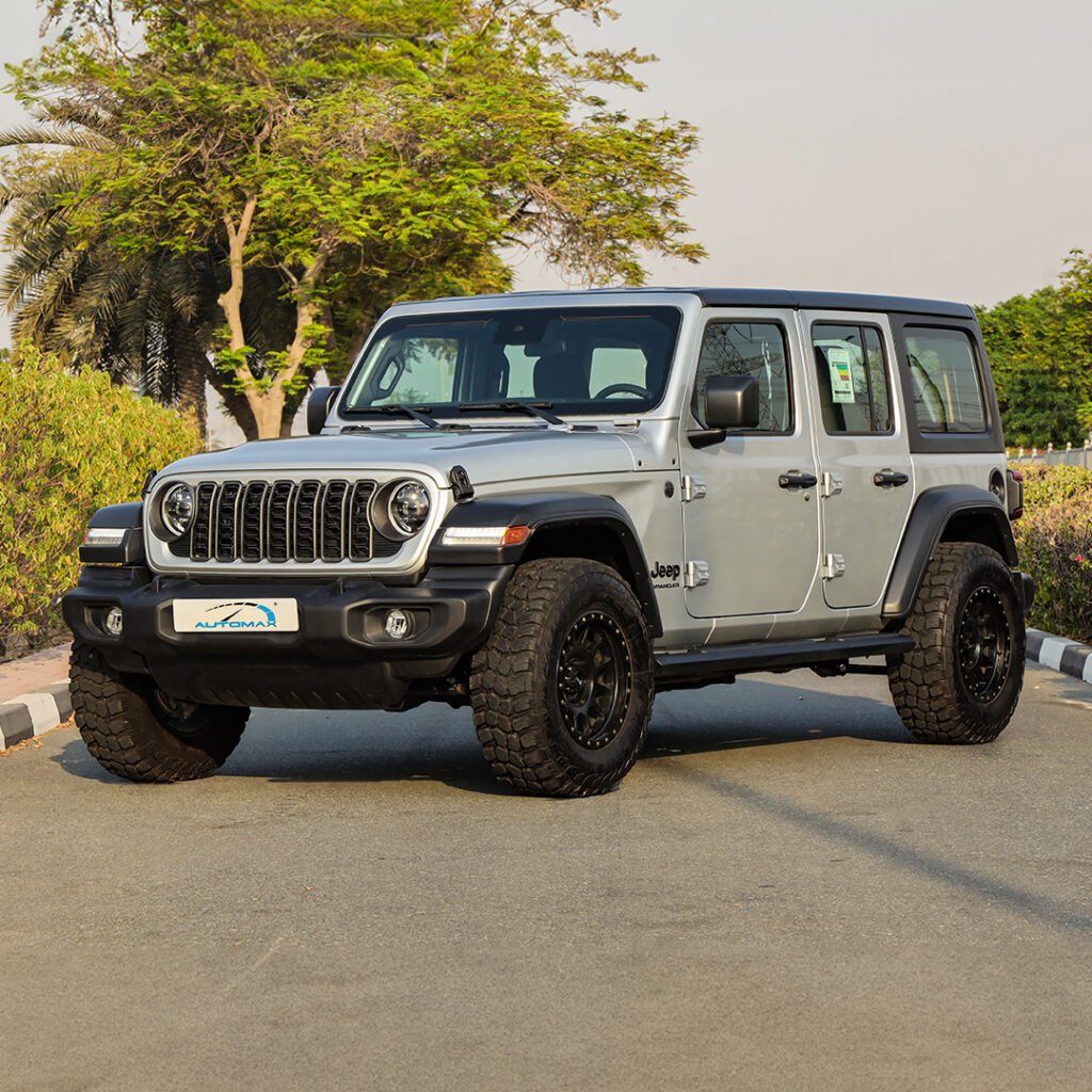 2024 WRANGLER UNLIMITED SPORT PLUS Silver Zynith Black Interior (METHOD RIMS)