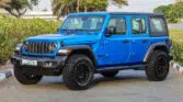 2024 WRANGLER UNLIMITED SPORT S Hydeo Blue Black Interior (With Method)