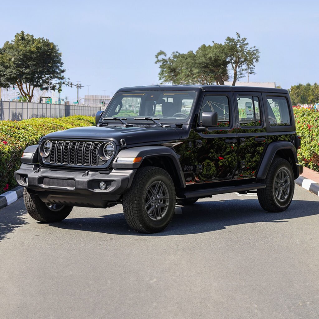 2024 WRANGLER UNLIMITED SPORT S Black Black Interior (1)