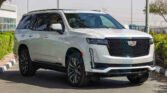 2023 CADILLAC ESCALADE 600 SPORT PLATINUM Crystal White Jet Black Interior (USED) Page3