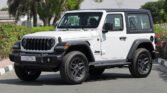 2024 WRANGLER SPORT S Bright White Black Interior