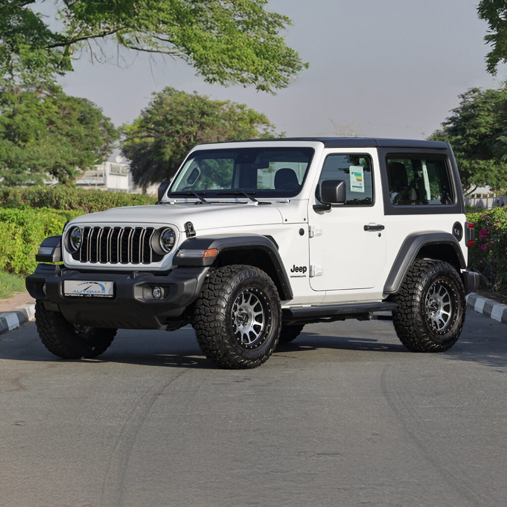 2024 WRANGLER SPORT S Bright White Black Interior (With Method)