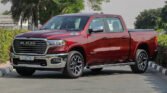 2025 RAM 1500 LARAMIE Delmonico Red Black (Bedcover Bedliner)