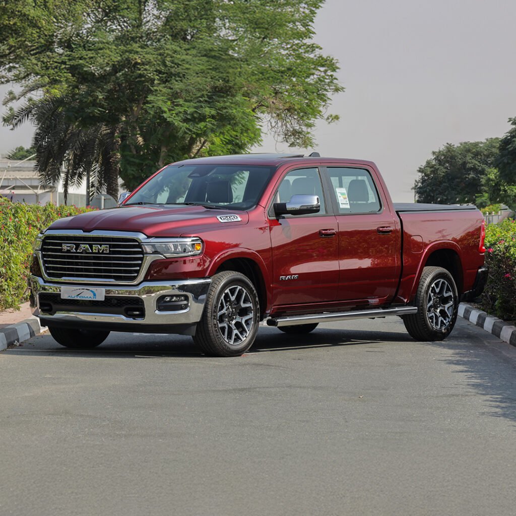 2025 RAM 1500 LARAMIE Delmonico Red Black (Bedcover Bedliner)