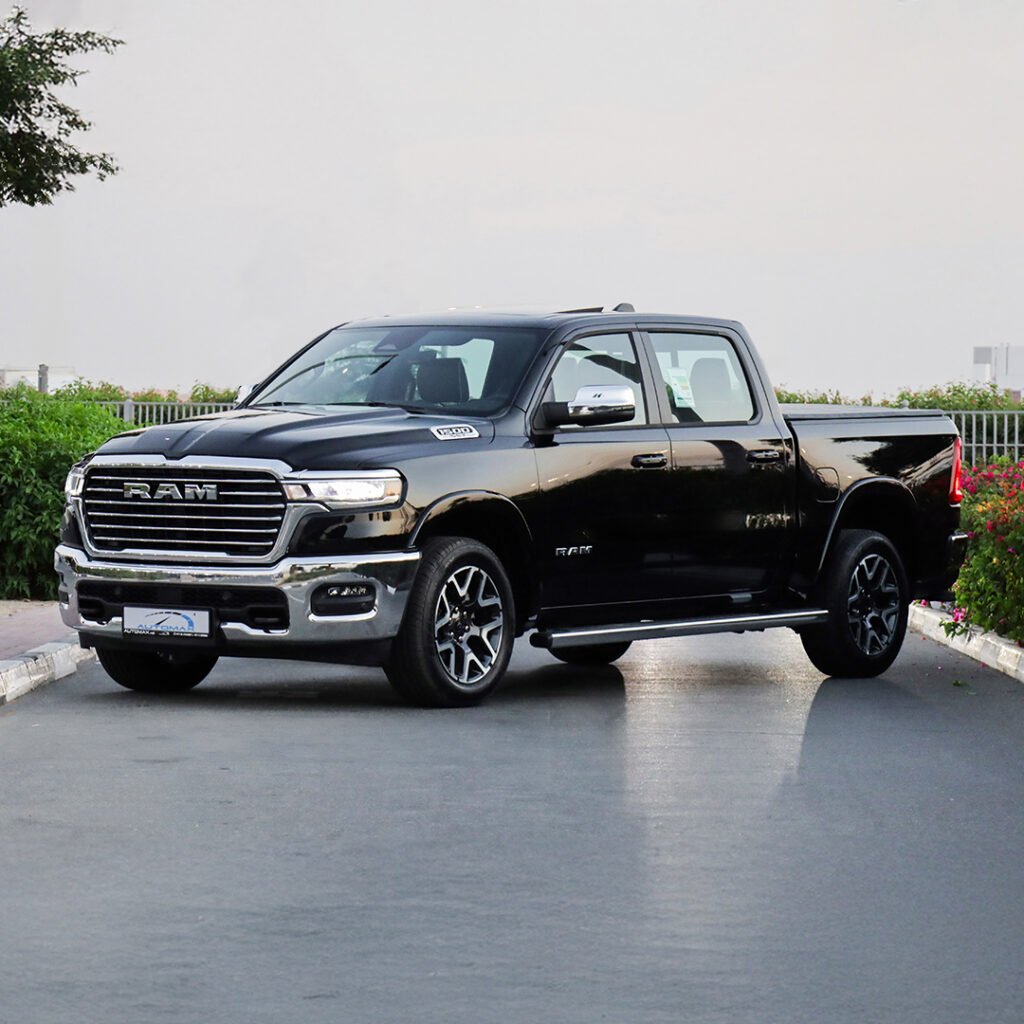 2025 RAM 1500 LARAMIE Diamond Black Black (Bedcover Bedliner)