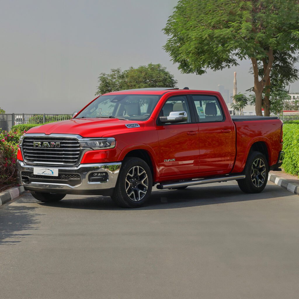 2025 RAM 1500 LARAMIE Flame Red Tan (Bedcover Bedliner)