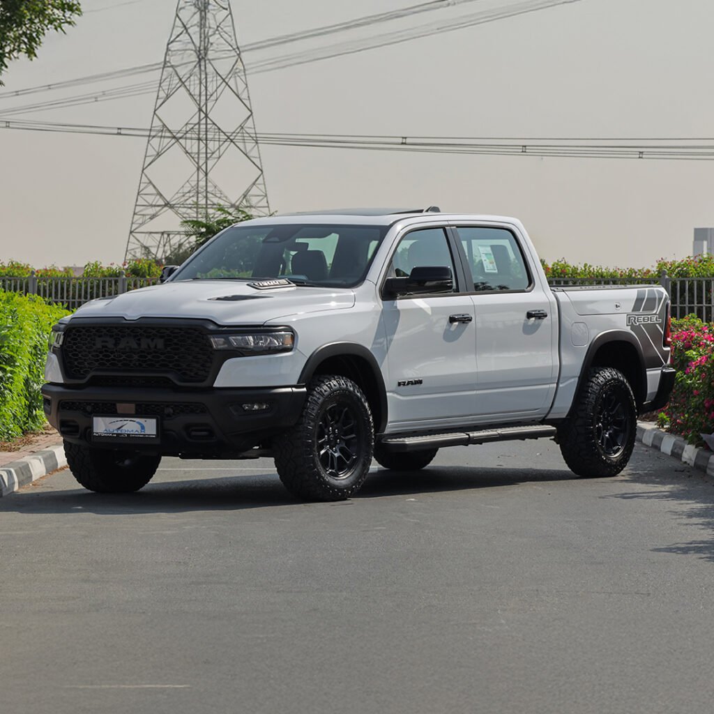 2025 RAM 1500 REBEL NIGHT EDITION Bright White (RAMBOX)