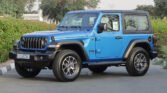 2024 WRANGLER SPORT S Hydro Blue Black Interior