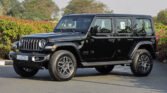 2025 WRANGLER UNLIMITED SAHARA Black Black Interior (Winter Package)