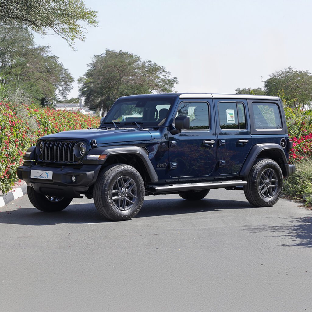 2025 WRANGLER UNLIMITED SPORT S Fathom Blue Black Interior