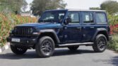 2025 WRANGLER UNLIMITED SPORT S Fathom Blue Black Interior