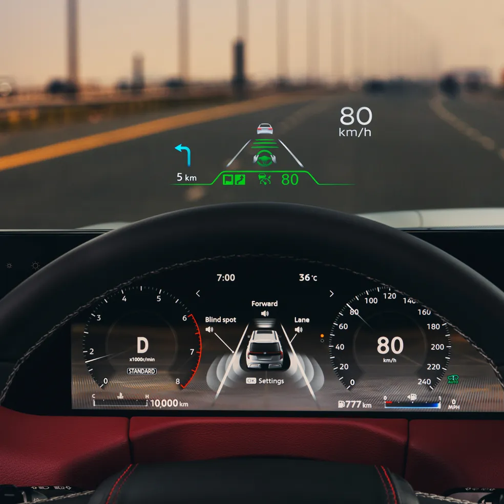 headup display