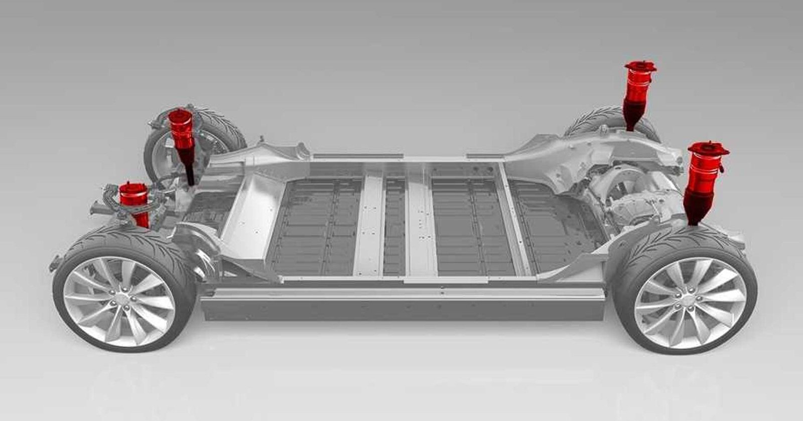 tesla model s frame amp air suspension