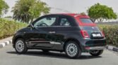 2024 Fiat 500 Cabrio Vesuvio Black Black interior (Red Roof) Page 4