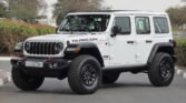 2024 WRANGLER UNLIMITED RUBICON XTREME WINTER PACKAGE Intérieur blanc brillant noir (Soft Top)