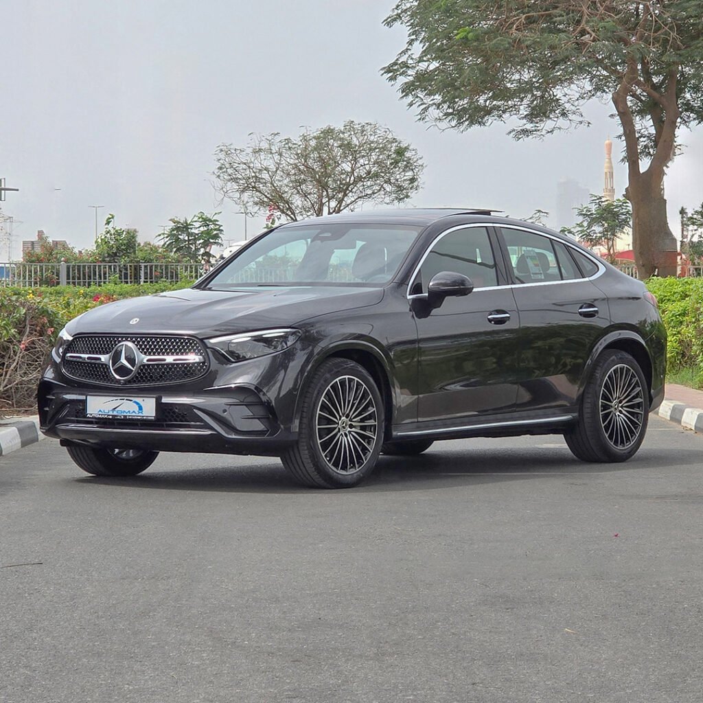 2025 MERCEDES BENZ GLC 200 COUPE 4MATIC Graphite Gray Red