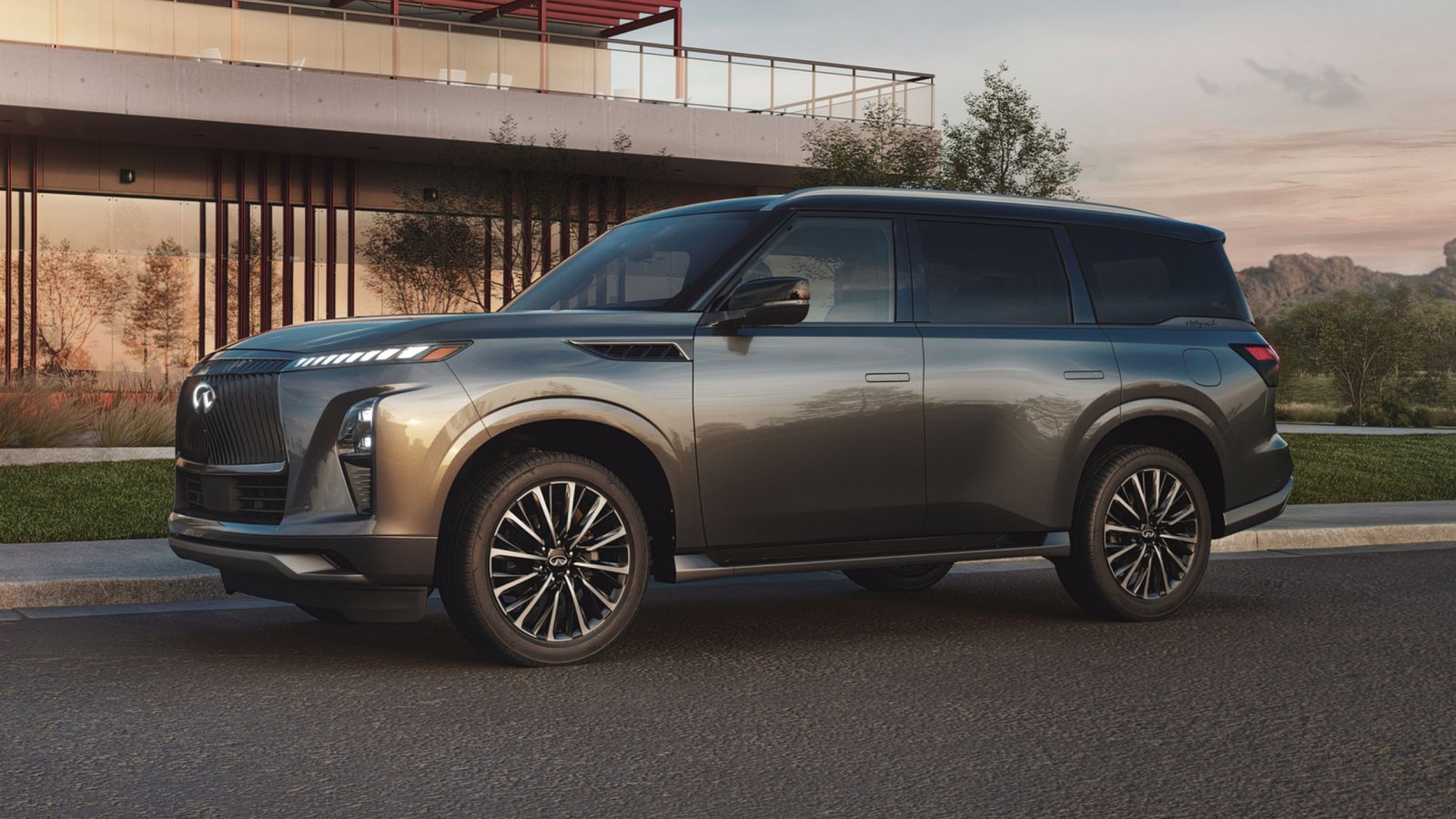 2025 إنفينيتي QX80 إنفينيتي 2025 استكشاف الشكل الخارجي