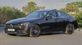 2025 Mercedes Benz C200 AMG Premium Plus Graphite Grey Tan Interior Piano Dashboard