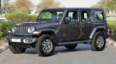 2025 WRANGLER UNLIMITED SAHARA Granite Crystal Black Interior (Winter Package)