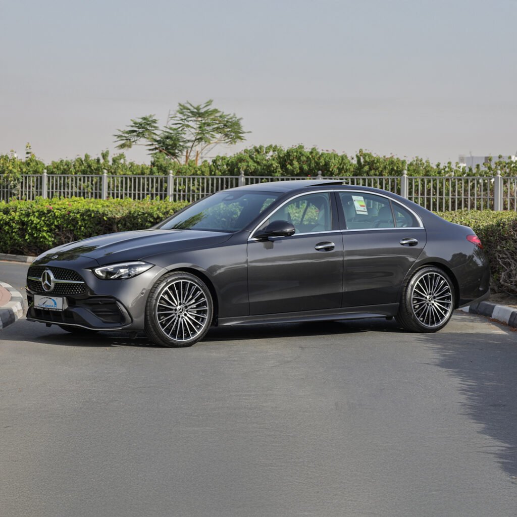2025 Mercedes Benz C200 AMG Premium Graphite Grey Grey Interior Piano Dashboard