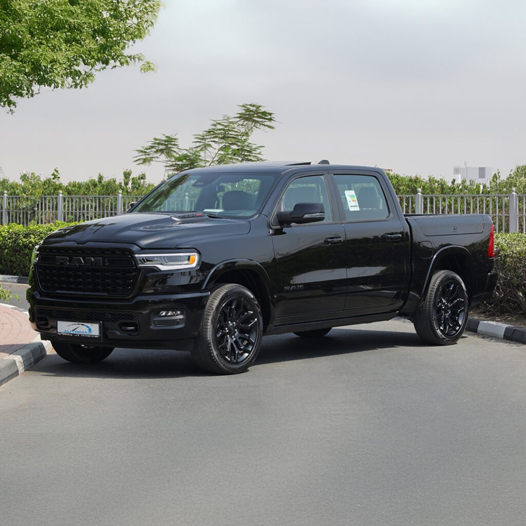 2025 RAM 1500 LIMITED Night Edition Diamond Black Red (Rambox Bedliner)