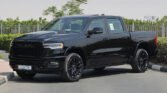 2025 RAM 1500 LIMITED Night Edition Diamond Black Red (Rambox Bedliner)